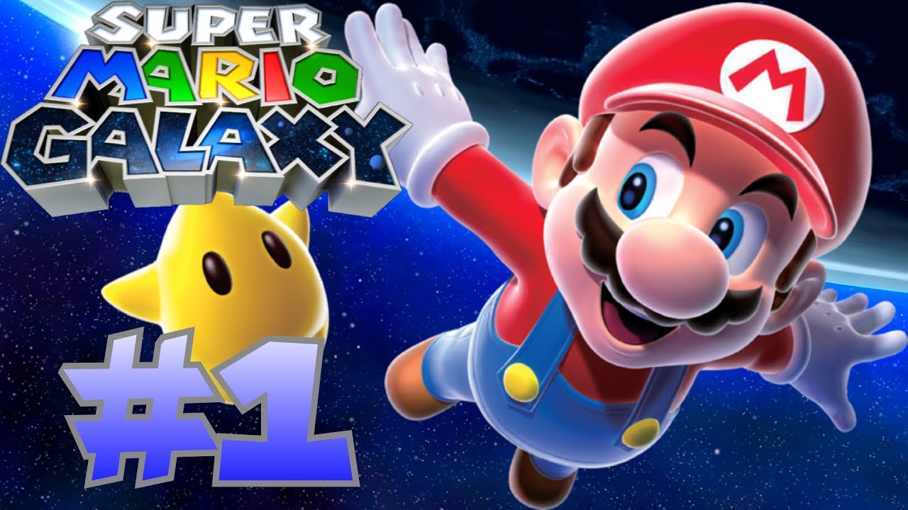 Super Mario Galaxy #1 - Intro & Good Egg Galaxy - Full Gameplay!