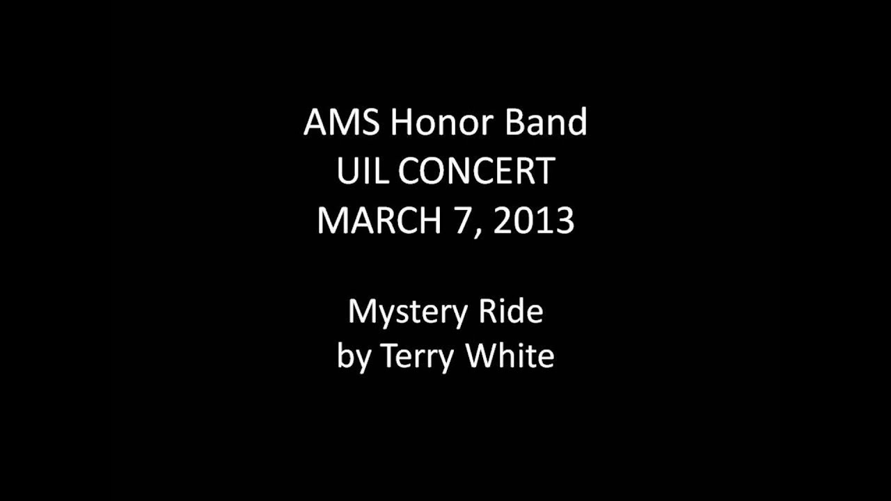 UIL 2013 - Mystery Ride