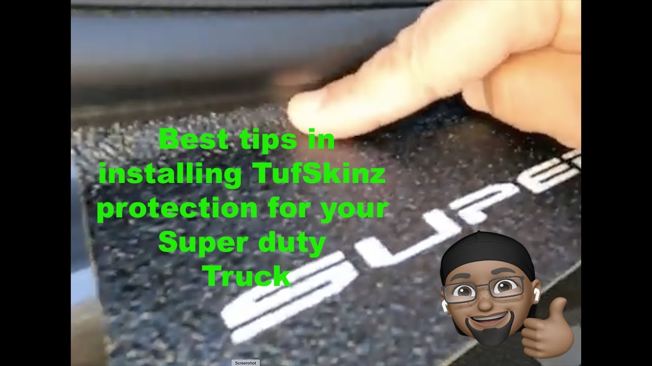 Best Tips in installing Tufskinz skin doorsill protectors on 2017- 2021 Ford F-150 F-250 F350 Tremor