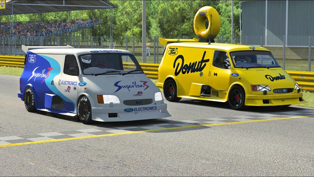 Ford Supervan 3 V10 1994 vs Ford Supervan 3 Donut Media 1994 at Monza Full Course