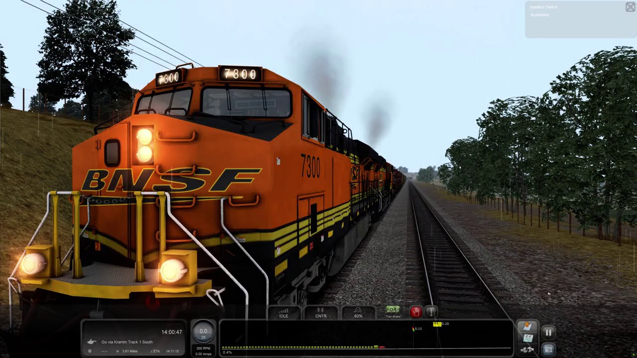 Train Simulator 2021- [GE ES44DC] BNSF Manifest Duty Part 1 - 4K UHD
