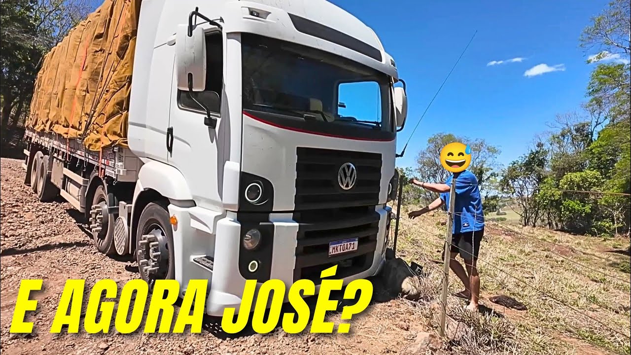 ATOLEI O CARGUEIRO BEM NA CURVA
