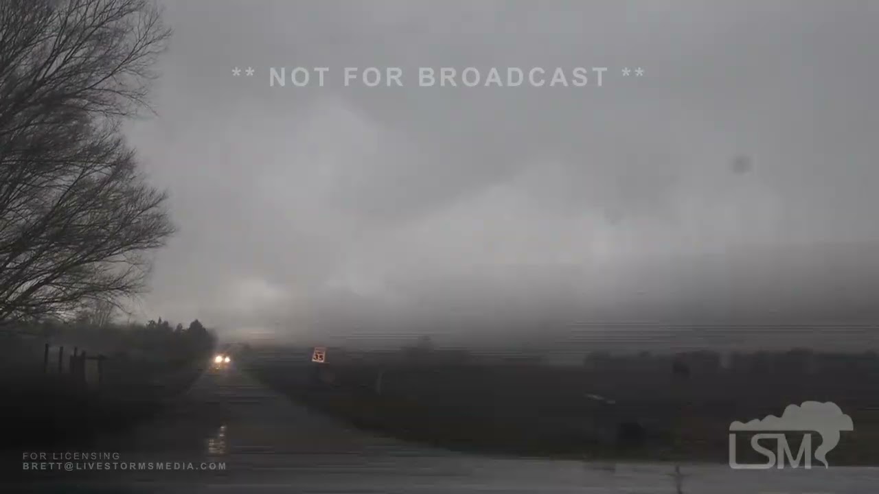 12-28-2025 Long Creek - Tornado Crosses In Front of Me