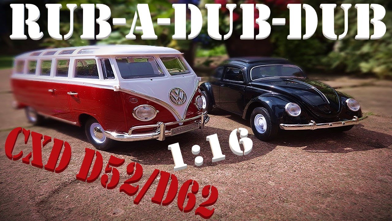 Double VW! CXD 1:16 RC Volkswagen Camper & Beetle Models
