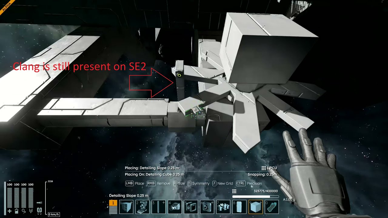 Ho accidentalmente creato il primo ingranaggio Clang su Space Engineers 2