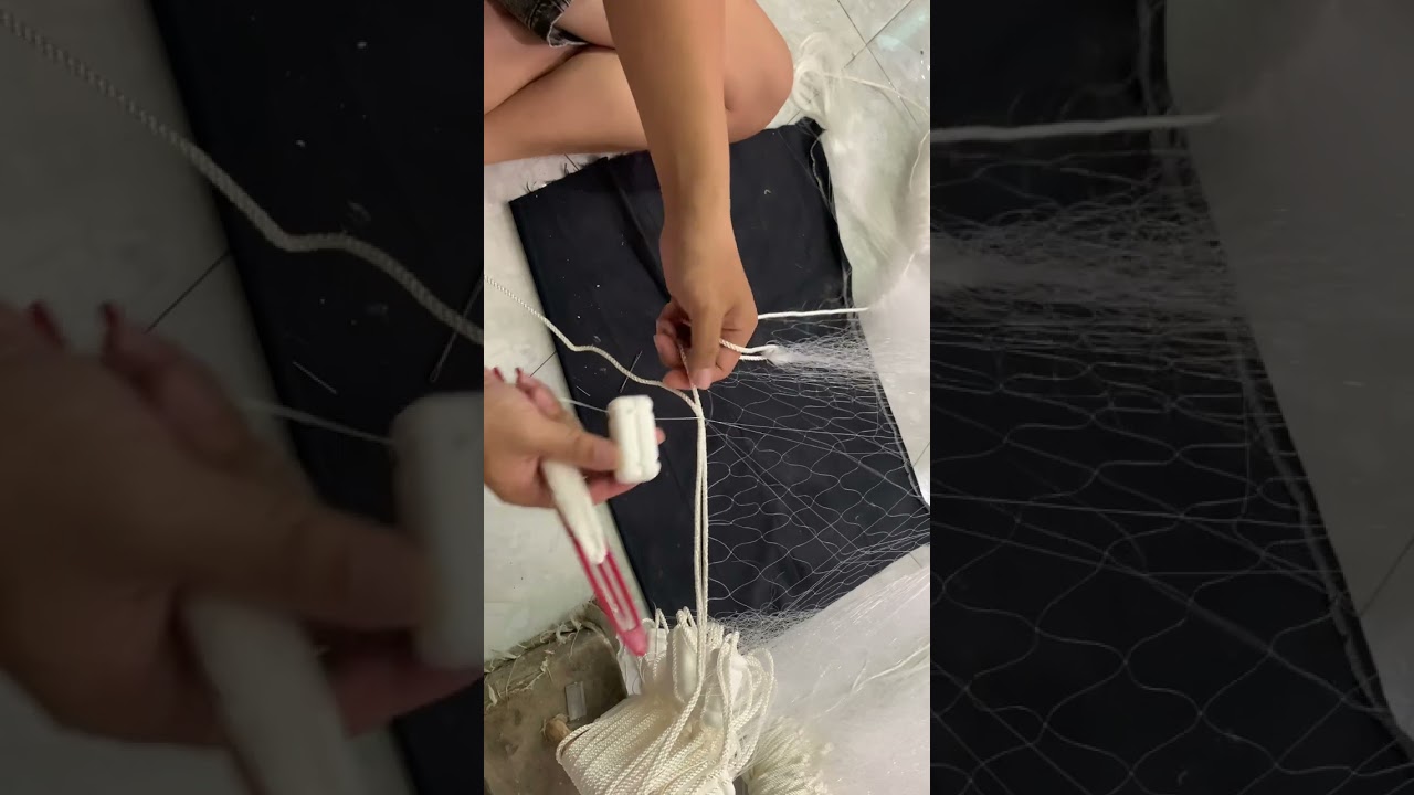 Chia sẻ kỹ thuật vào phao loại đục lỗ - Làm lưới đánh bắt cá chi tiết - Lưới cá Hùng Phương