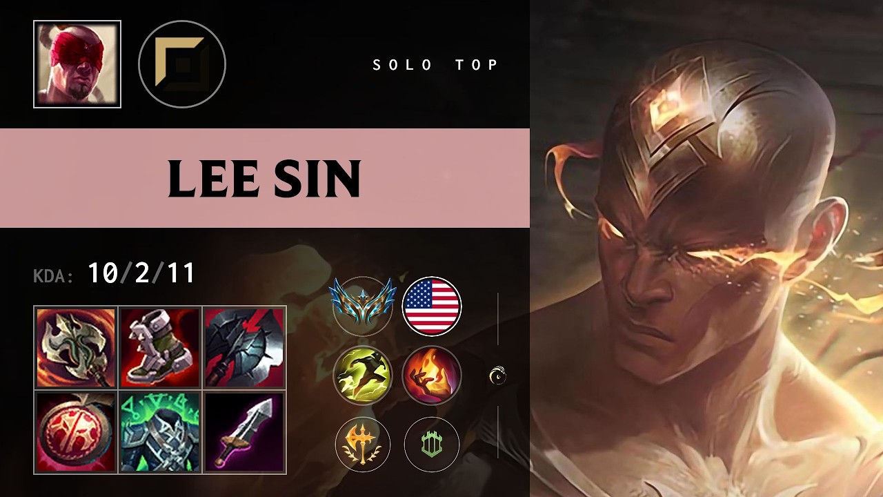 Lee Sin Top vs Irelia - NA Challenger Patch 26.12