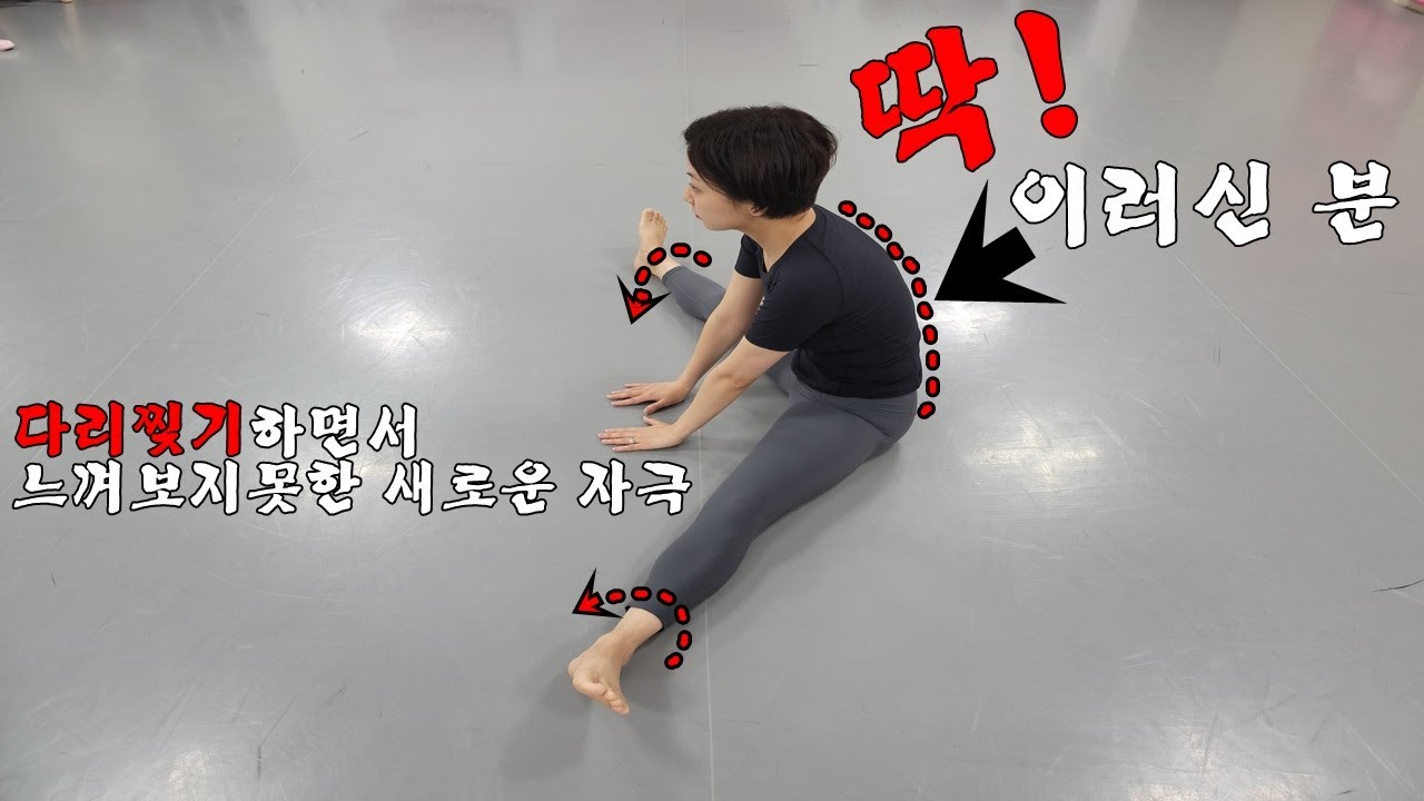 다리찢기 또 한번의 업그레이드 스크크와 함께하면 가능합니다 (허리펴기부터 천골 햄스트링 종아리까지 한번에 늘리세요)
