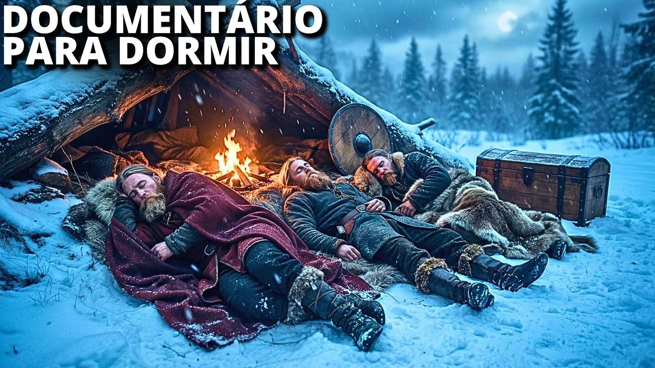 Como os Vikings Sobreviveram no Inverno Sem Morrer Congelados? | Documentário Para Dormir