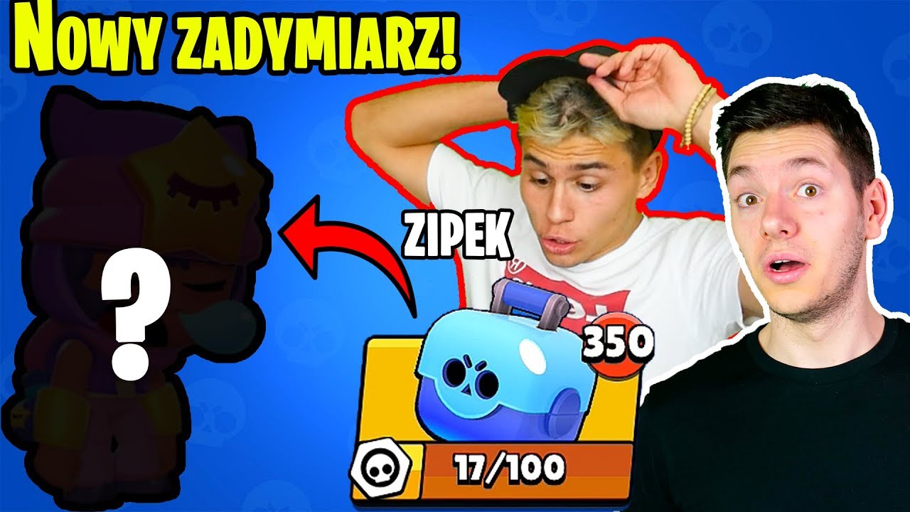 NAJLEPSZY PRZYJACIEL TRAFIŁ MI LEGENDARNEGO ZADYMIARZA Z 350 SKRZYNEK! Jeż Tritsus Brawl Stars!