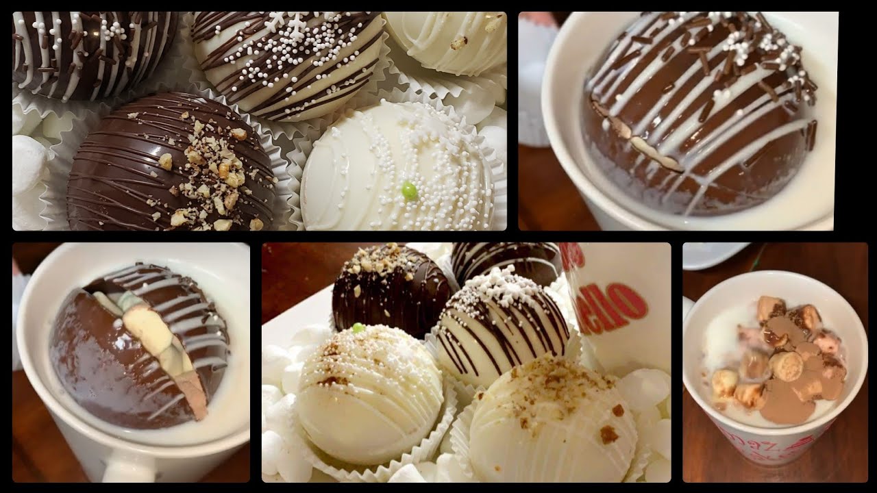 bombas de chocolate/hot chocolate bombs
