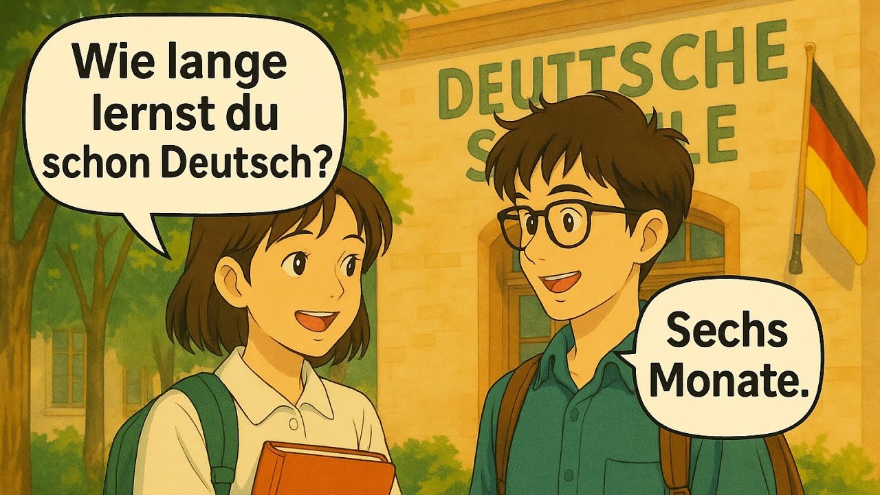 Schnell Deutsch lernen mit echten Gesprächen | Deutsch für den Alltag (A1/A2)