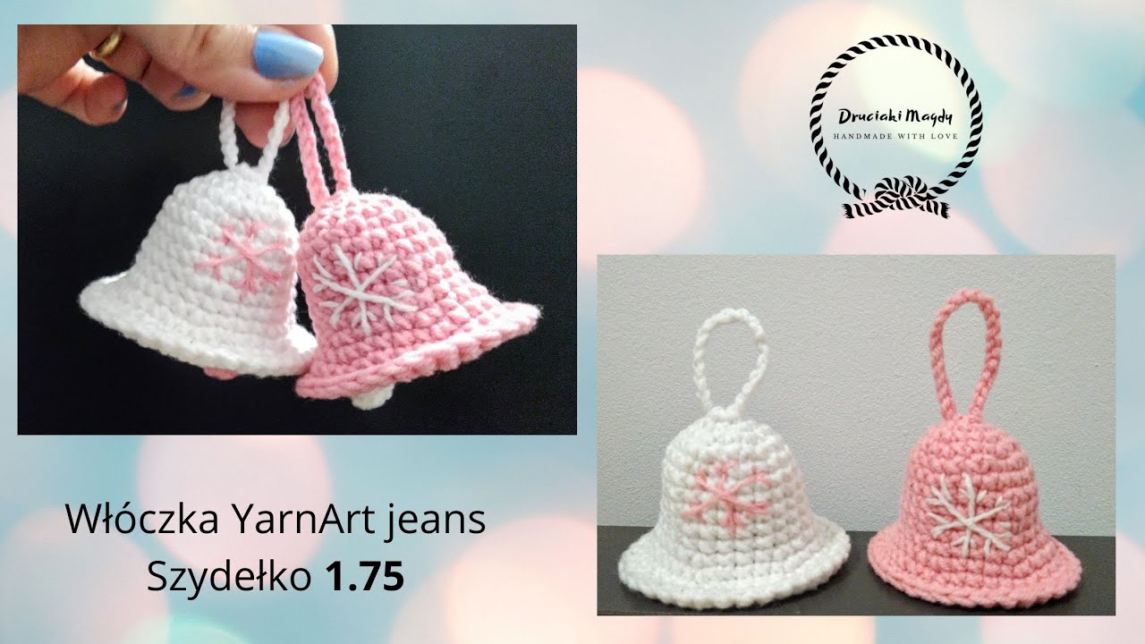 Dzwonek bombka na szydełku - jak zrobić / crochet bell