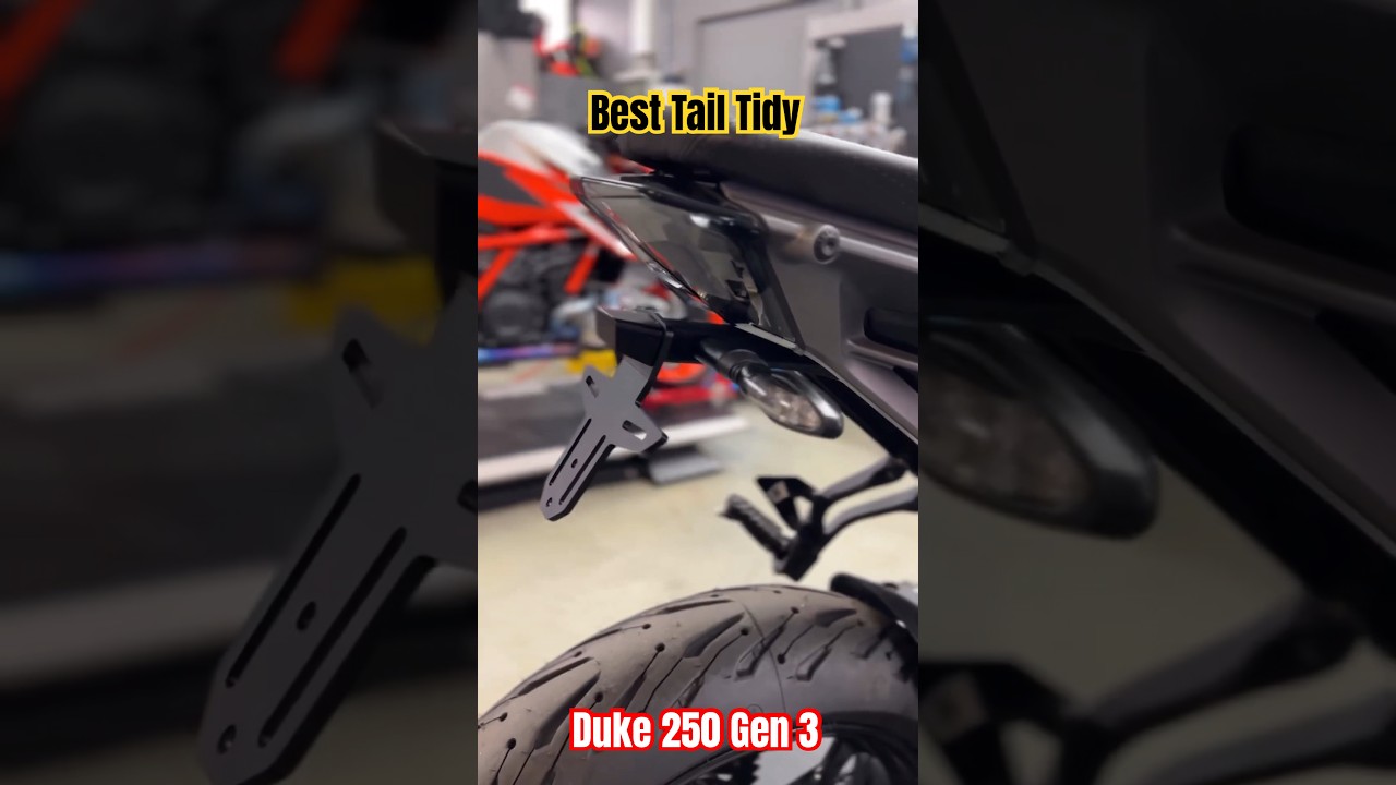 Duke 250 Gen 3 aftermarket tail tidy 😍 #duke250 #duke250newmodel2024 #dukemodified #tailtidy