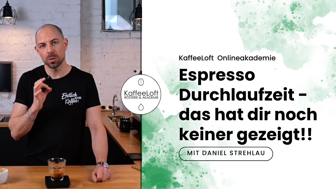 Espresso Durchlaufzeit - das hat dir so noch keiner gezeigt!!