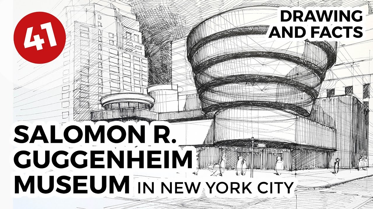 Solomon R. Guggenheim Museum | Daily Architecture Sketches #41