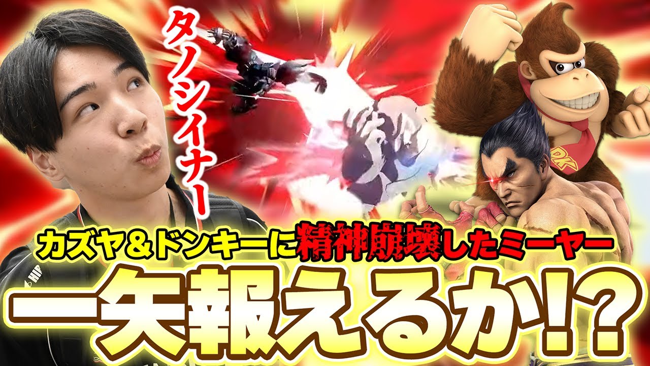【覚醒前夜】スマメイトに蔓延るカズヤに挑むミーヤー…。ストレスの行く先とは【スマブラSP】