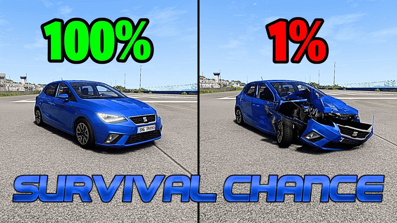 Realistic Survival Chance Crashes #267 | BeamNG.drive