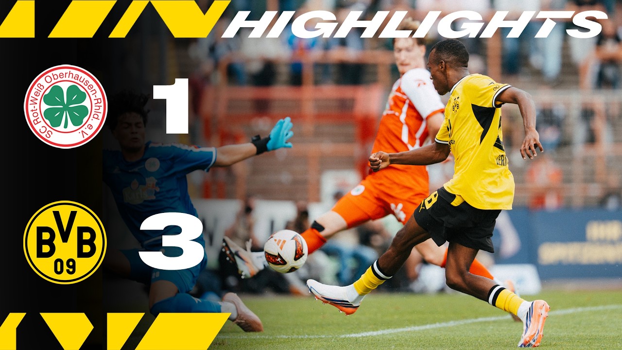 YOUNG DEBUTANTS STEAL THE SHOW! 🔥 | Match Highlights: Rot-Weiss Oberhausen - BVB 1:3