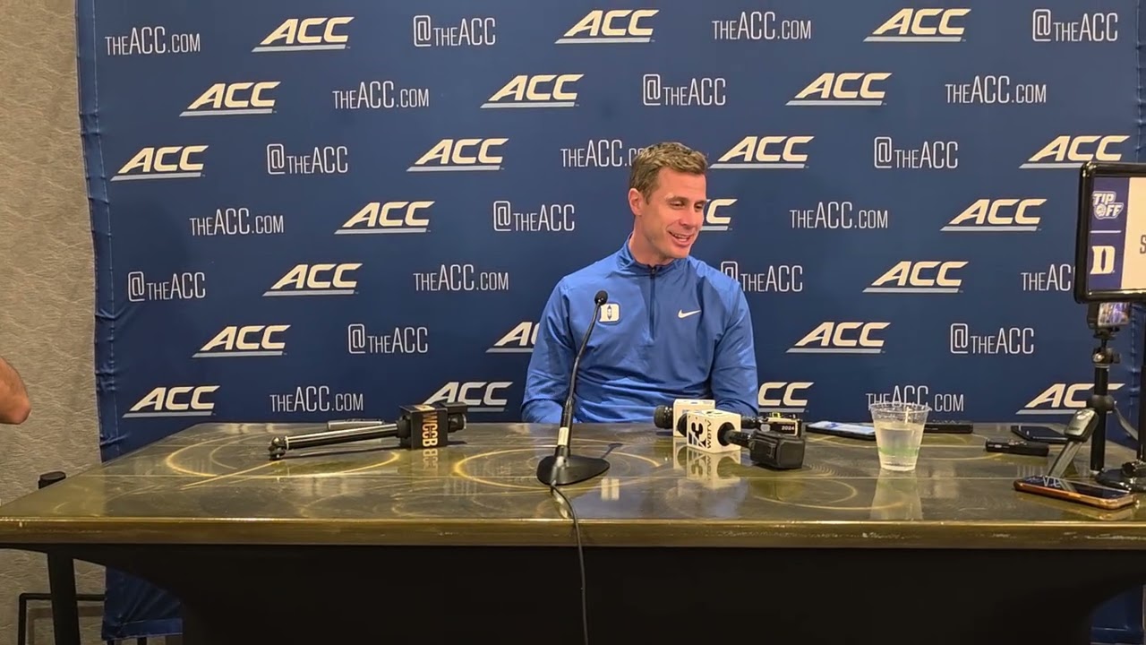 ACC 🏀 Tipoff Interview with Men's Basketball coach John Scheyer