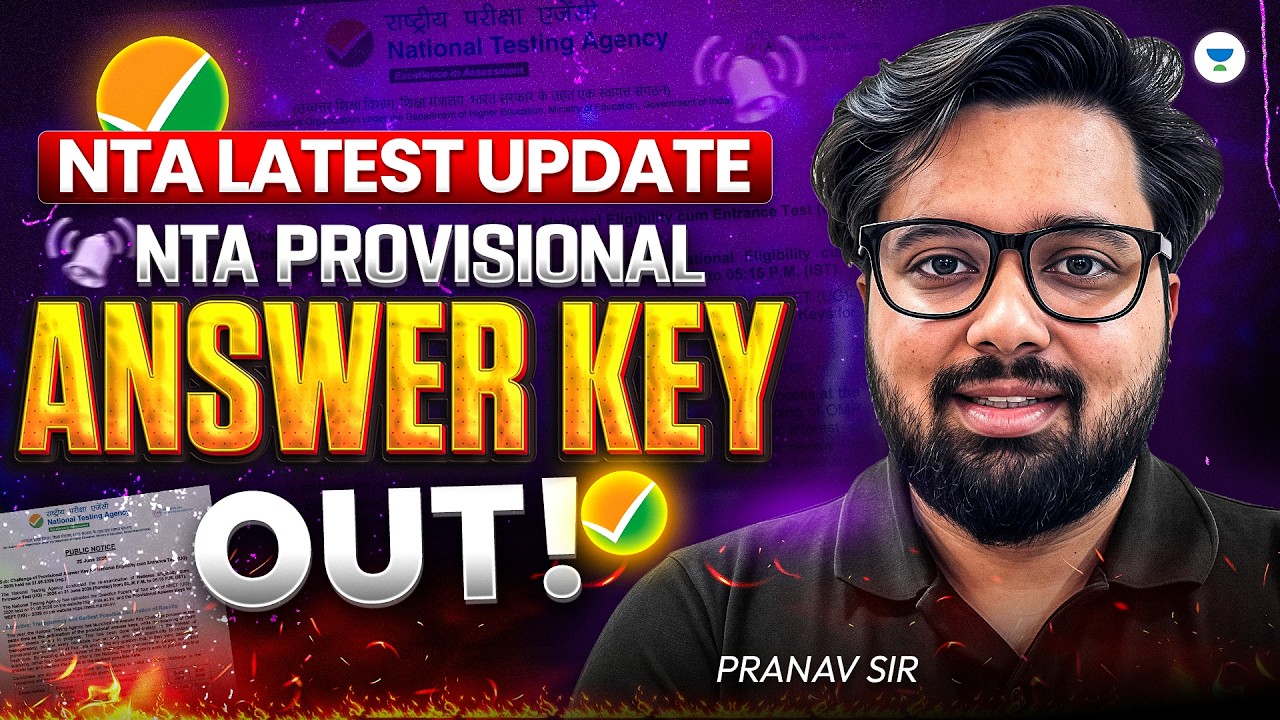 NTA Provisional Answer Key Out! RE-NEET  Latest Update | Challenge Process & Next Steps | Pranav Sir