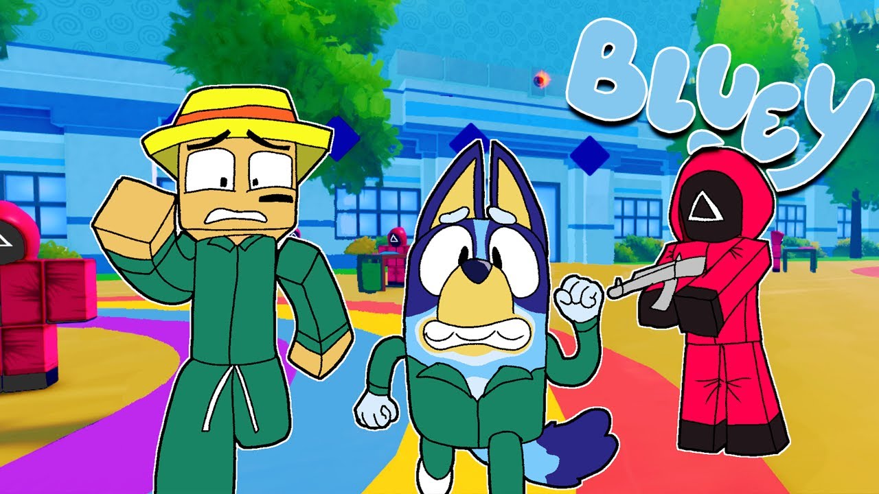 BLUEY JUEGA a los JUEGOS del CALAMAR 2 | Las Aventuras de BLUEY en ROBLOX!