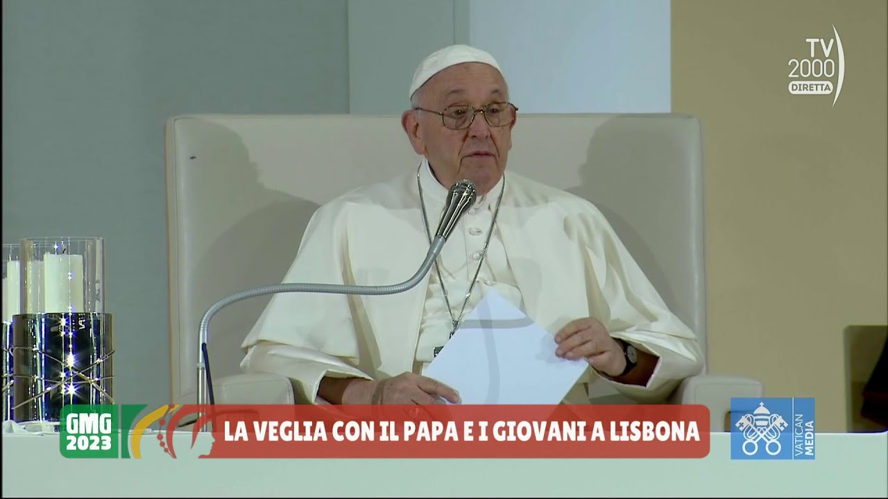 Gmg 2023, Papa Francesco ai giovani durante la veglia - Discorso integrale