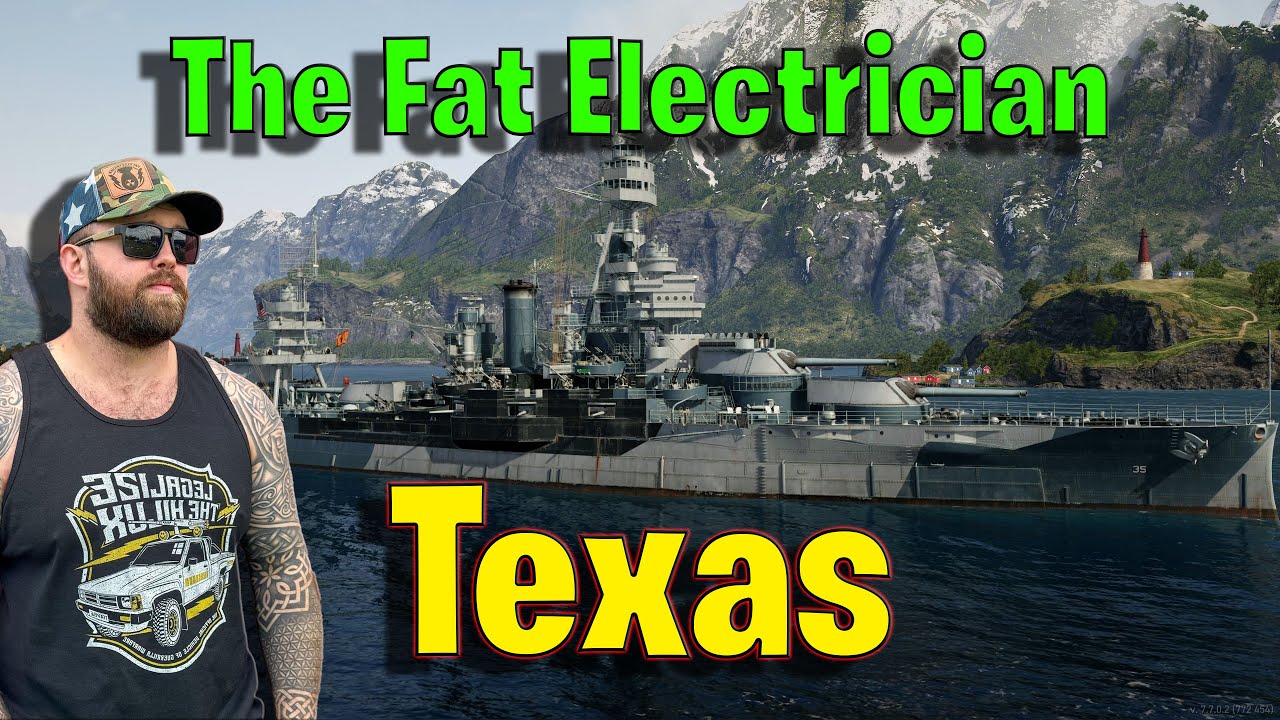 Meet The Texas! Tier 4 American Battleship in World of Warships Legends!