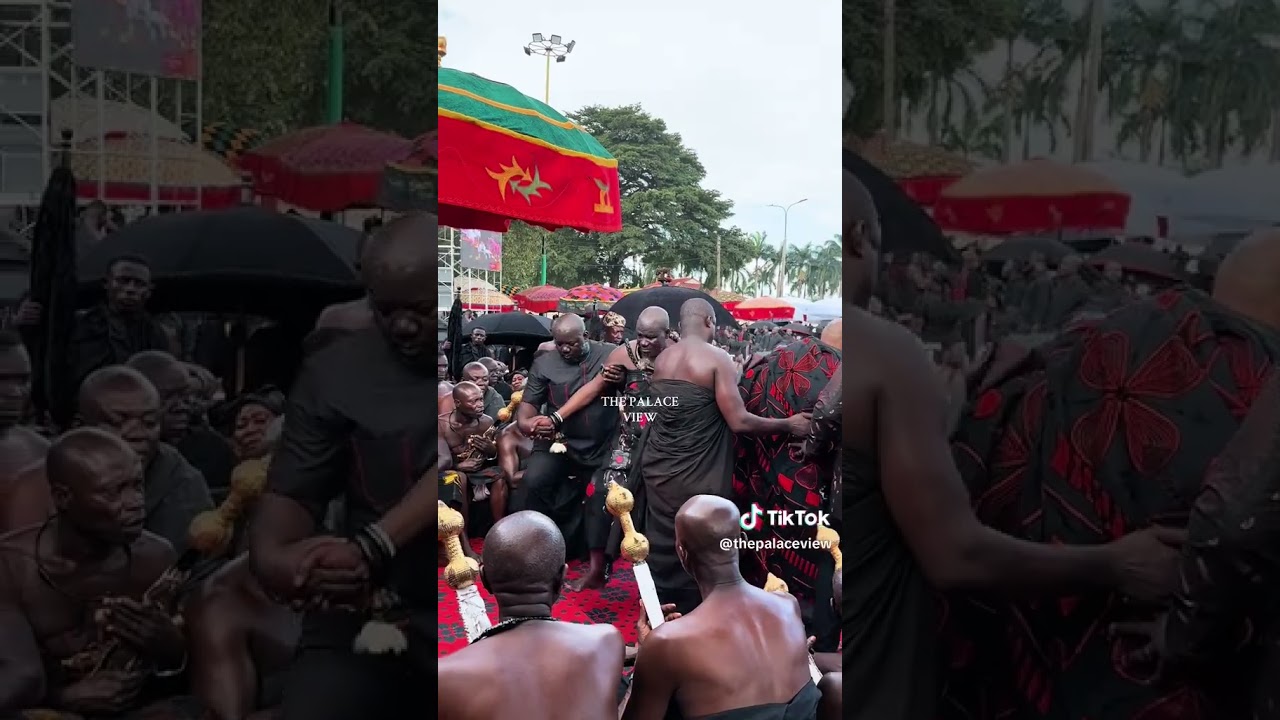 A representative of the Ga Mantse conveyed the condolences of the Ga State to His Majesty Otumfuo