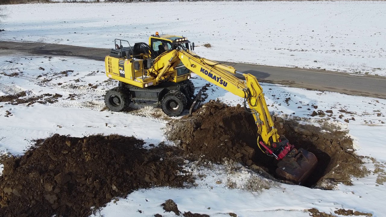 Koparka kołowa Komatsu PW160, naprawiamy, serwisujemy,  regenerujemy.