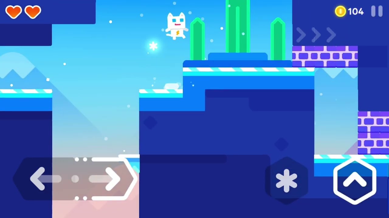 Super Phantom Cat 2: Glacial Valley 4-2 (all secrets and chests)