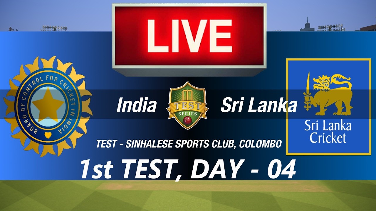 🛑2nd TEST LIVE- INDIA vs SRI LANKA DAY - 4🛑SL vs IND 2026🛑CRICKET 26 GAMEPLAY🛑LIVE STREAMING🏏