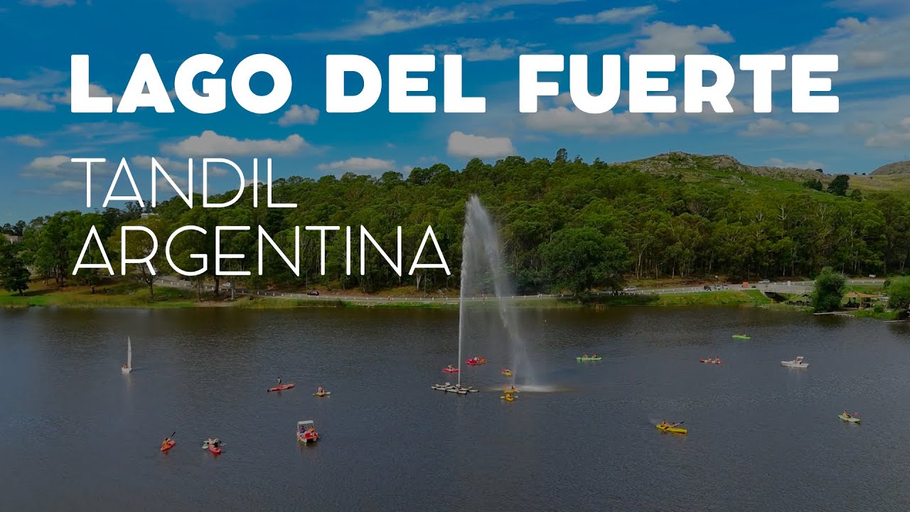 Lake footage 4K | Lago del Fuerte, Tandil, Argentina | DJI Mini 4 Pro