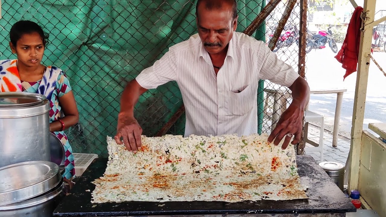 Crispiest Rava Paper Dosa ! Oldest Dosawala in Vadodara  | Indian Street Food