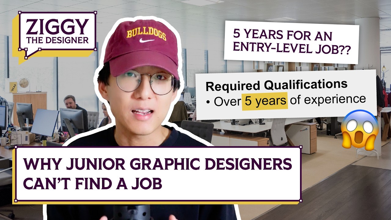 Why Junior Graphic Designers CAN'T FIND A JOB In 2025