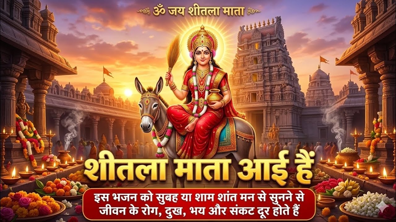 शीतला माता आई हैं 🙏 शीतला माता भजन | सुनने से रोग, दुख और संकट दूर होते हैं | Sheetla Mata Bhajan