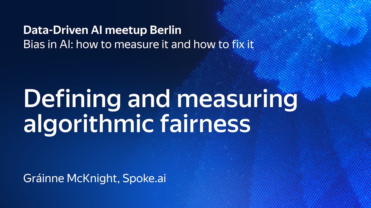 Defining and measuring algorithmic fairness