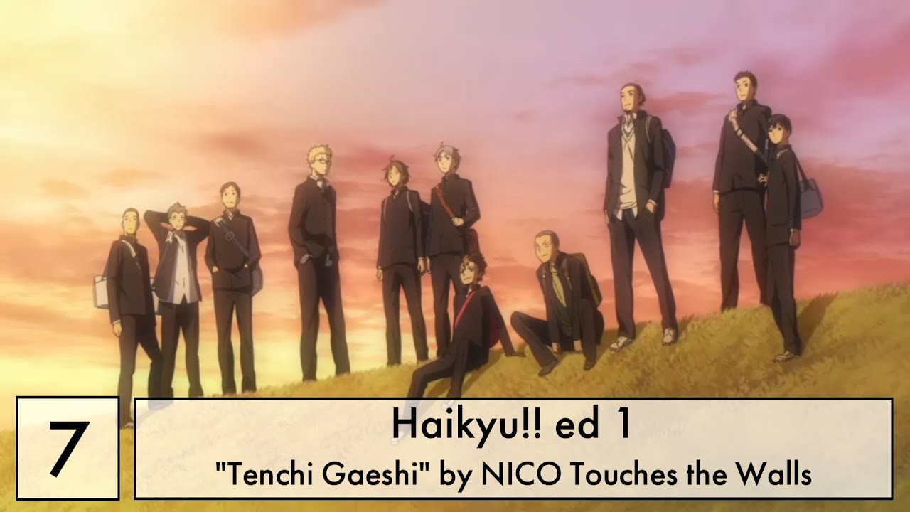 Top NICO Touches the Walls anime songs