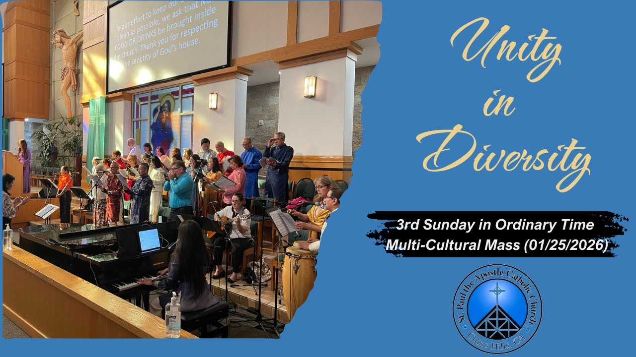 MULTI-CULTURAL MASS: Third Sunday in Ordinary Time | January 25, 2026