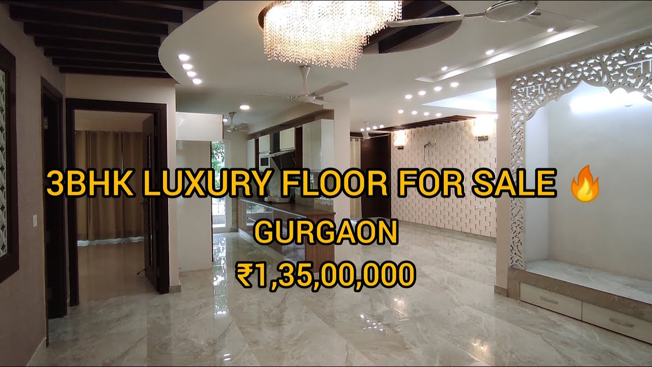 3bhk Builder Floor in Sector 57, Gurgaon || Plot Size 240 || Roof Right Option Available || 😍✌