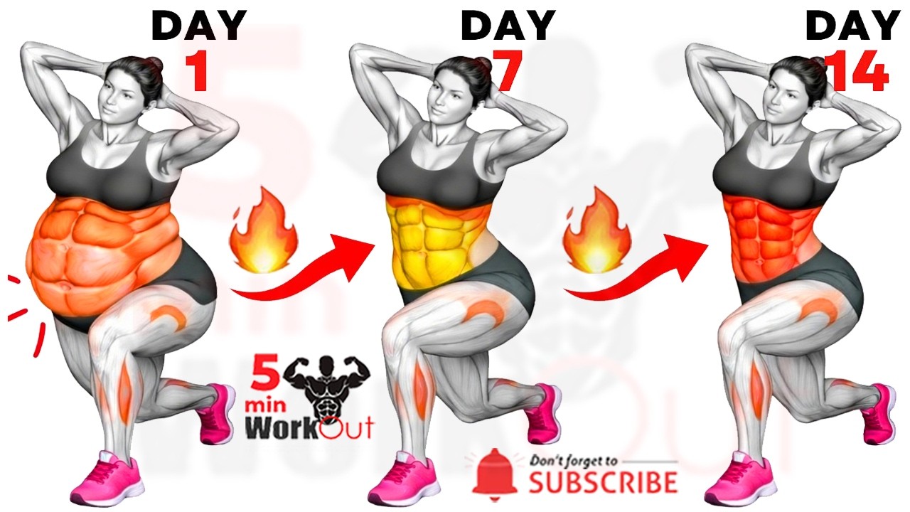 SHRINK Stubborn Belly Fat ➜ 30-Min Standing Abs Killer Workout🔥Slim Waist Fast