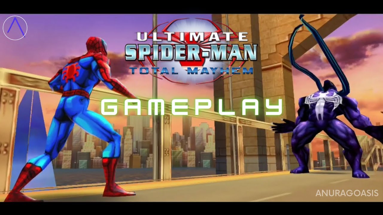 Ultimate Spider Man Total Mayhem - The Movie | Ultimate Spiderman Total Mayhem Gameplay