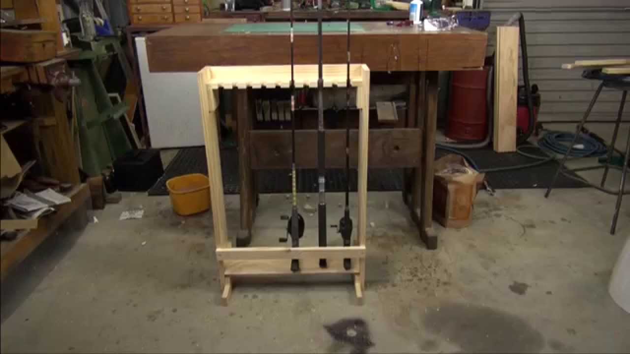 Fishing Rod Rack Pt1