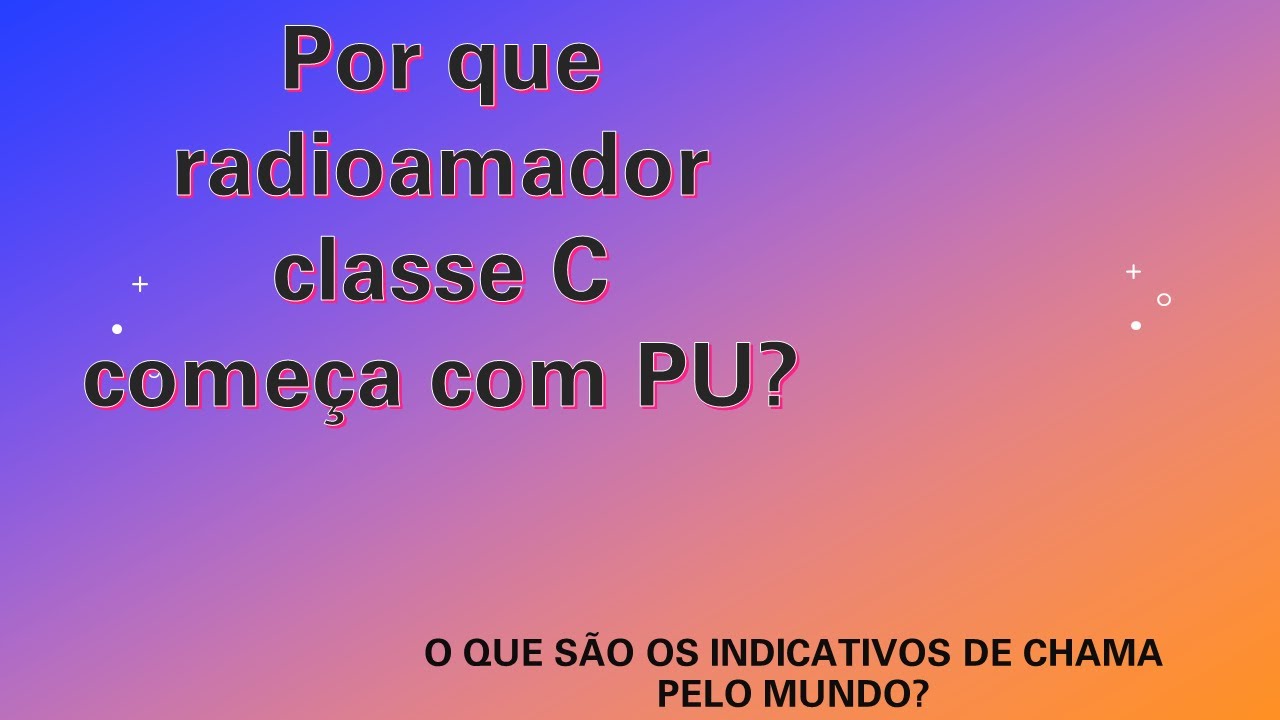 Indicativos de chamada das estações de rádio
