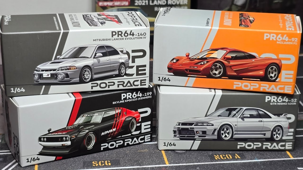 Poprace 1/64 Diecast Cars! McLaren, Nismo, Mitsubishi, Skyline. Highly detailed modelcars!