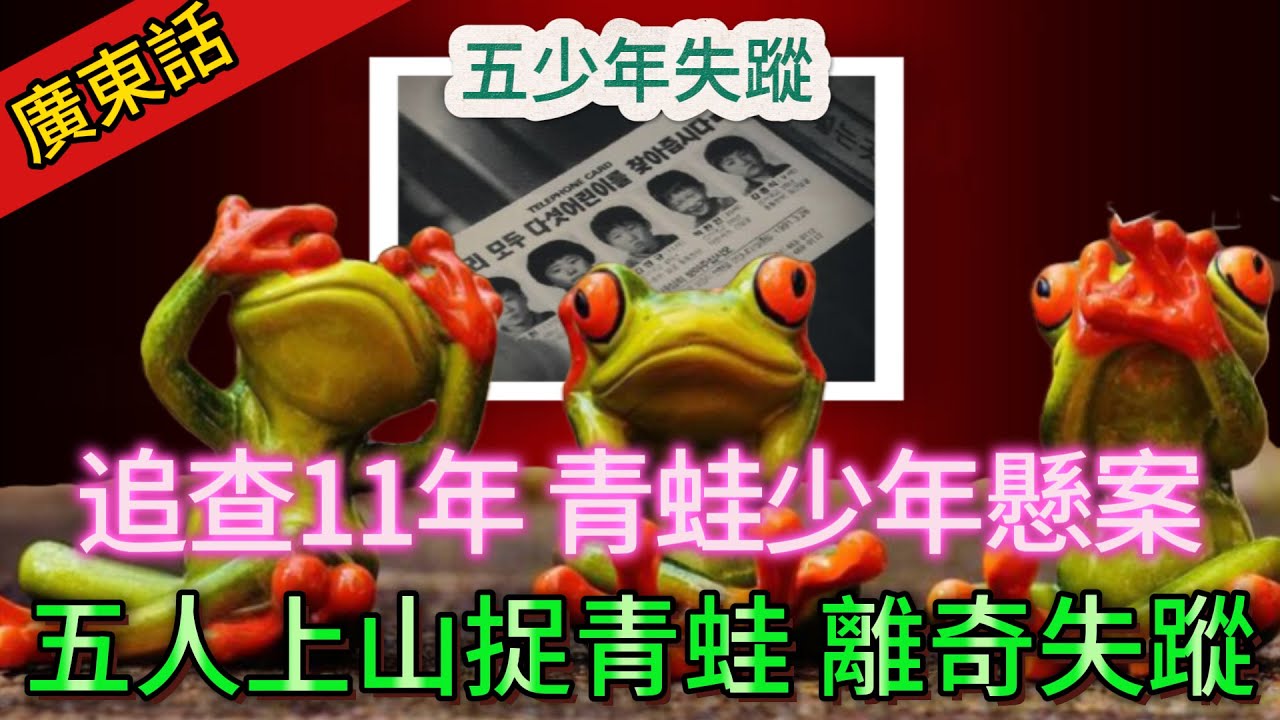 【懸案】| 韓國三大懸案之一，青蛙少年懸案！五個人上山捉青蛙，離奇失蹤11年後先被發現！死狀奇怪，死因成謎！#案件 #案件解說 #真實故事 #懸案破解 #懸案調查
