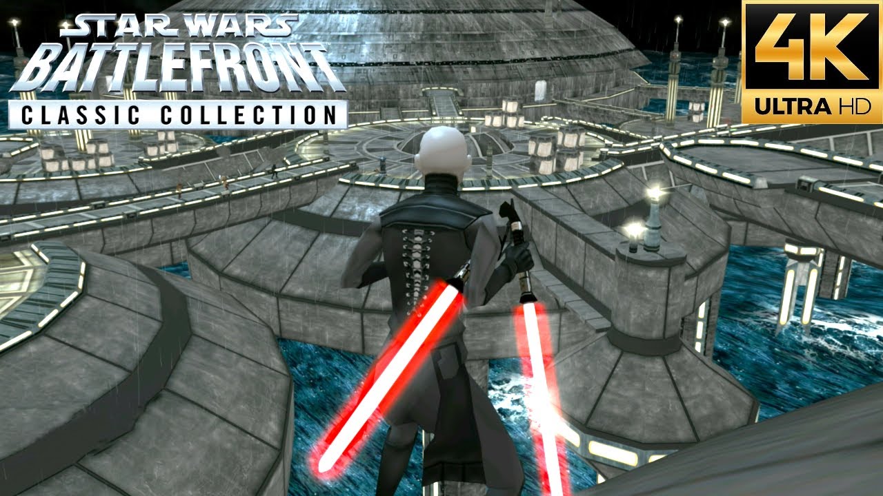Star Wars Battlefront Classic Collection - Kamino Hero Assault Gameplay (4K 60FPS)