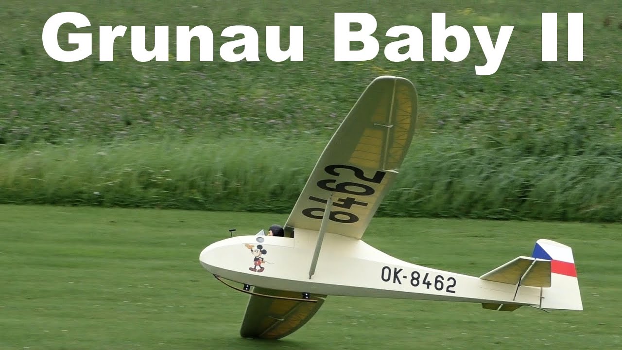 Grunau Baby IIb BLL model, scale RC gliders, Rokytnice 2020