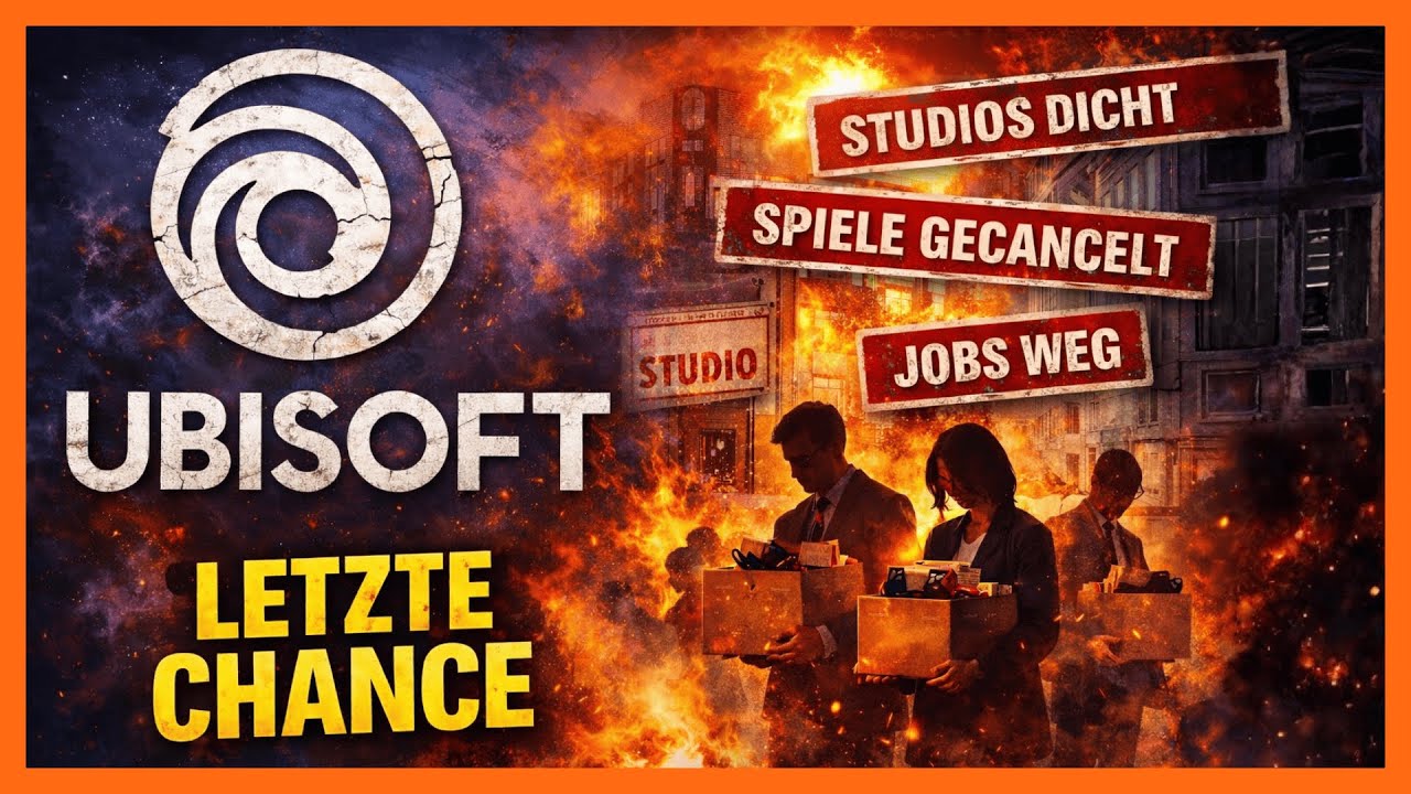 UBISOFT BRENNT – Spiele weg, Studios dicht, Jobs gestrichen – Allerletzte Chance für Ubisoft
