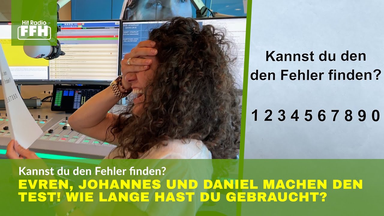 Kannst du den Fehler finden?